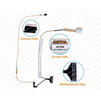 Display Cable For Dell Inspiron 13-7353, 13-7352, 13-7359, 450.05M04.0001, 450.05M04.1001, CN-035XDP LCD LED LVDS Flex Video Screen Cable