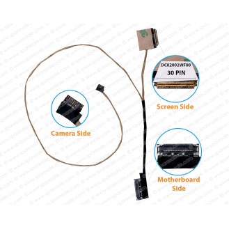 Display Cable For Lenovo E43-80, V330-14ISK, V330-14IKB, 5C10Q59818, DC02002WF00 LCD LED LVDS Flex Video Screen Cable