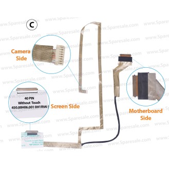 (C) (Screen Side 40 Pin Without Touch) ( Motherboard Side Insert) 450.00H06.001, 0H1RV6