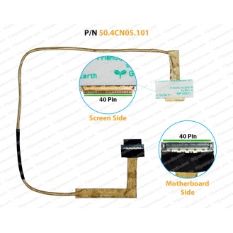 Display Cable For Dell Inspiron 17-1750, G600T, 0G600T, 50.4CN05.101, 50.4CN05.001 LCD LED LVDS Flex Video Screen Cable