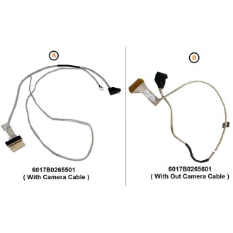 Display Cable For Toshiba Satellite C650, C650D, C655, C655D, 6017B0265501, 6017B0265601, V000210510, V000210490 LCD LED LVDS Flex Video Screen Cable 