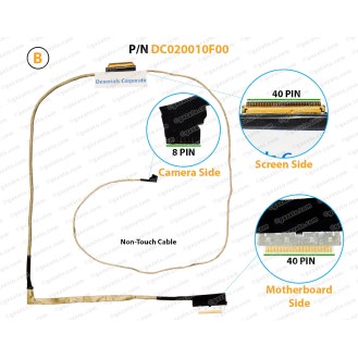 (B) ( Non-Touch ) ( Screen Side 40 Pin ) ( Motherboard Side 40 Pin ) DC020010F00, DC02001OF00 VIWZ1