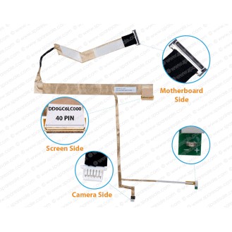 Display Cable For Lenovo Thinkpad Edge 15-E50, 63Y2206, DD0GC6LC000 LCD LED LVDS Flex Video Screen Cable