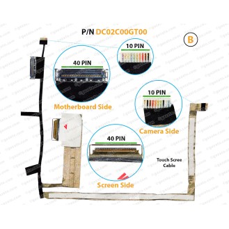 (B) ( 40-Pin Touch Screen ) DC02C00GT00, 00K19P, 0K19P, DAZ40