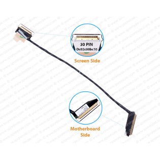 Display Cable For Lenovo Thinkpad T480, A485, ET480, 01YR501, DC02C00BC10 LCD LED LVDS Flex Video Screen Cable ( 30 Pin )
