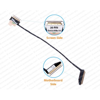 Display Cable For Lenovo Thinkpad T480, A485, ET480, 01YR501, DC02C00BC10 LCD LED LVDS Flex Video Screen Cable ( 30 Pin )