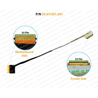 Display Cable For Acer Aspire E1-522, E1-522G, Gateway NE522, 50.4YU01.001, 50.4YU01.011, 50.4YU01.002, 50.4YU01.02, 50.M81N1.004, 50.4YU01.021 LCD LED LVDS Flex Video Screen Cable