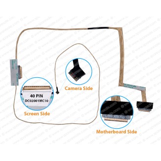 Display Cable For Lenovo Ideapad Z500, P500, Z505, B500, VIWZ2, 90202117, DC02001MC10 LCD LED LVDS Flex Video Screen Cable