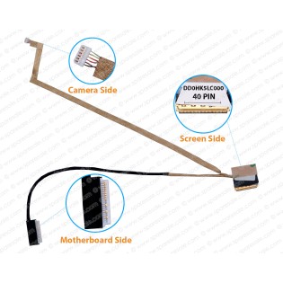 Display Cable For Sony Vaio SVE151, SVE151C, SVE151E, SVE15 Series DD0HK5LC000, DD0HK5LC010, DD0HK5LC020, DD0HK5LC030 LCD LED LVDS Flex Video Screen Cable 