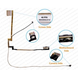 Display Cable For Dell Inspiron 11-3135, 11-3137, 11-3138, DD0ZM3LC010, 0P7WP6, 0PC7RC LCD LED LVDS Flex Video Screen Cable