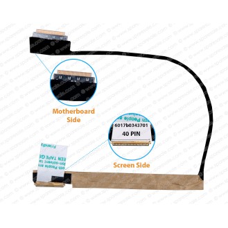 Display Cable For HP EliteBook 8470P, 8470W, 6017B0343701, 686047-001, 686018-001 LCD LED LVDS Flex Video Screen Cable