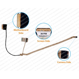 Display Cable For HP ProBook 450-G5, 451-G5, 455-G5, DD0X8CLC311 LCD LED LVDS Flex Video Screen Cable