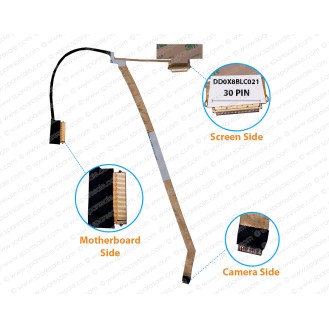 Display Cable For HP ProBook 440-G5, 441-G5, 445-G5, 446-G5, Z66 Pro G1 DD0X8BLC021 LCD LED LVDS Flex Video Screen Cable ( Non-Touch )