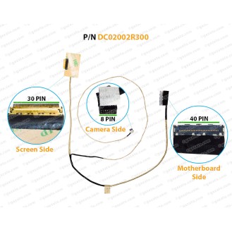 Display Cable For Lenovo IdeaPad 320S-15AST 80YB 320S-15ISK 80Y9 320S-IKB Miix 320S-1ABR DC02002R300 5C10N77773 LCD LED LVDS Flex Video Screen Cable 