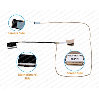 Display Cable For HP Probook 640-G2, 645-G2, 640-G3, BS1514, 6017B0674701, 840659-001 LCD LED LVDS Flex Video Screen Cable ( Non-Touch )