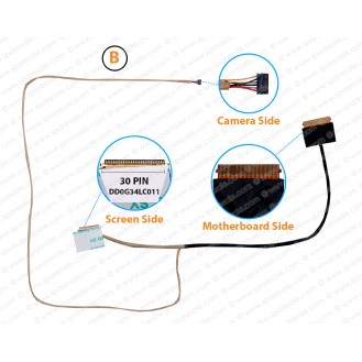(B) ( 30 Pin Screen Side ) DD0G34LC011
