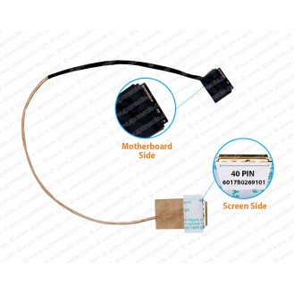 Display Cable For HP ProBook 4430S, 4431S, 4530S, 4531S, 4535S, 4536S, 6017B0269101, 646992-001 LCD LED LVDS Flex Video Screen Cable