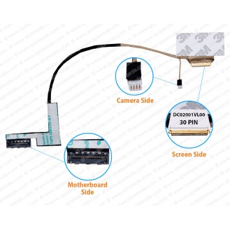 Display Cable For Lenovo Yoga 2 13 2-13 20344 DC02001VL00 90204412 LCD LED LVDS Flex Video Screen Cable