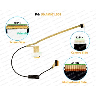 Display Cable For Lenovo ThinkPad Edge E520, E525 50.4MI01.001 50.4MI01.021 04W1850 LCD LED LVDS Flex Video Screen Cable