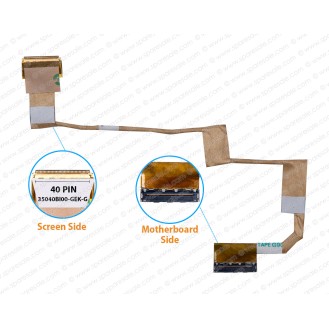 Display Cable For Dell Latitude E6420, E5420, CHA01, 35040B100-GEK-G, 0XPY7J, 35040BI00-GEK-G, 35040BI00-GEH-G LCD LED LVDS Flex Video Screen Cable