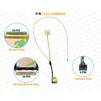 Display Cable For Asus A441, A441U, F441, F441B, F441BA, X441, X441BA, X441S, X441SA, X441SC, X441U, X441UA, X441N 1422-02NR0AS, 14005-02080100 LCD LED LVDS Flex Video Screen Cable