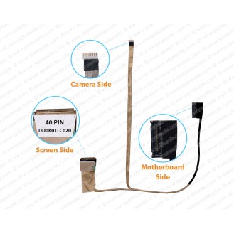 Display Cable For Dell Inspiron 14R-N4110, 14R-N4120, Vostro 14R-3450, 14R-V3450, V3450, M411R, M4110, DD0R01LC010, DD0R01LC000, DD0R01LC050, DD0R01LC060, DD0R01LC020, 062XYW LCD LED LVDS Flex Video Screen Cable 