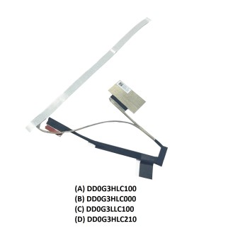 Display Cable For HP Pavilion 15-EC 17-CK DD0G3HLC100 DD0G3HLC000 DD0G3LLC100 DD0G3HLC210 LCD LED LVDS Flex Video Screen Cable