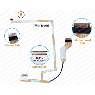 (B) ( 40 Pin Screen Side With Touch ) P53G, 06p1d5, 450.00G02.0011
