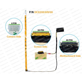 Display Cable For Lenovo S540-14IWL, S540-14IML, S540-14API, Air-14IWL, EL451, DC02003HV00, DC02003HW00, 5C10S29895 LCD LED LVDS Flex Video Screen Cable