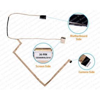 Display Cable For Dell Inspiron 15-7000 15-7557 15-7559 014XJ8 DD0AM9LC000 DD0AM9LC010 LCD LED LVDS Flex Video Screen Cable ( Non-Touch 30-pin )