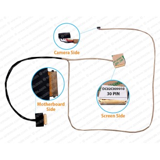 Display Cable For Lenovo IdeaPad 110-15, 110-15ACL, 110-15AST, 110-15IBR, 5C10L46227, CG520 DC02C009900, DC02C009910 LCD LED LVDS Flex Video Screen Cable