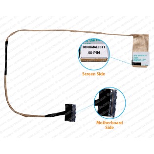 Display Cable For Lenovo IdeaPad B5400, M5400, BM6, DD0BM6LC011, DD0BM6LC001 LCD LED LVDS Flex Video Screen Cable