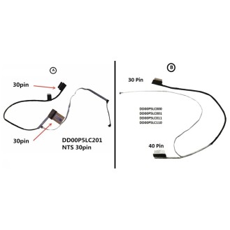 Display Cable For HP 15-DY 15-EF 15-EQ 15-FQ 15S-FQ 15S-EQ 15S-EF TPN-Q230 DD00P5LC000 DD00P5LC001 DD00P5LC011 DD00P5LC110 DD00P5LC201 DD00P5LC210 DD00P5LC001 DD00p5LC021 LCD LED LVDS Flex Video Screen Cable