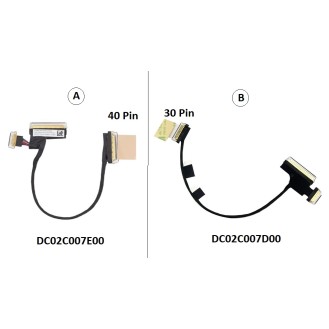 Display Cable For Lenovo ThinkPad T460S T470S DC02C007E00 DC02C007D00 LCD LED LVDS Flex Video Screen Cable