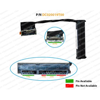 HDD Cable For Acer Aspire Timeline 5830TG, 4830T, 4830TG, 4830, P4LJ0, 3830, 3830T, 3830TG, DC020019T00, DC020019W00, 50.RZCN2.003 SATA Hard Drive Connector