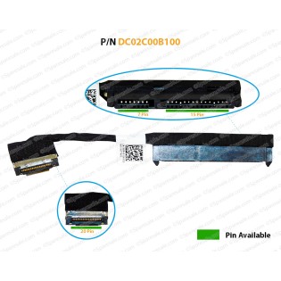 HDD Cable for Dell Latitude E5470, E5480, E5490, E5491, E7480, 5470, 5480, 5490, 5491, 5495, DC02C00B100, CN-080RK8, 80RK8, ADM70 P62G SATA Hard Drive Connector