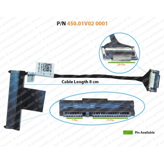 Hdd Cable For DELL INSPIRON 13-7347, 13-7348, 13-7352, 13-7353, 13-7359 Series 0MK3V3, MK3V3, CN-0VK4H9 450.01V02.0001 450.05M02.0001 SATA Hard Drive Connector