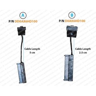 Hdd Cable For Hp Compaq Presario CQ42, CQ43, CQ56, CQ57, CQ62, G4, G6, G7, G42, G43, G56, G62, G72 DD0AX6HD100, D0AX6HD100 SATA Hard Drive Connector