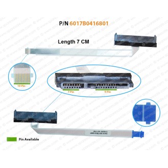 Hdd Cable For HP Envy 15-J, 15J, 17-J, 17J, Series 15T-J, 15Z-J, M6-N, DW15, 6017B0416801 SATA Hard Drive Connector ( Length 7 CM )