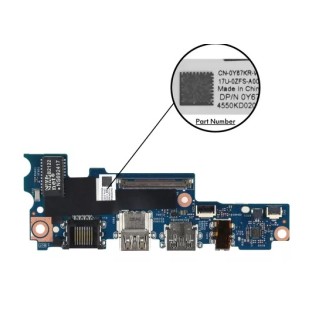 USB PCB Audio IO Board For Dell Latitude 3410 3510 E3410 E3510 0Y67KR Y67KR