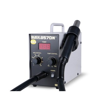 QUICK 857DW+ 850W Adjustable Hot Air Gun SMD Rework Station