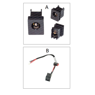 DC Power Jack For Toshiba Satellite L300, A300, A305, A305D, L305, L300D, L510, L515, L350, L350D, L355, L355D, A500, A500D, A505, C600, C640, C645, C650, C650D, C655, C655D, M110, M115, P100, P105 Pro L350 Series