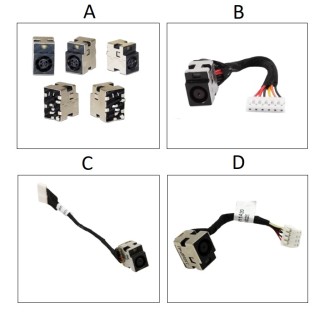 DC Power Jack For HP Pavilion G4-1000, G6-1000, G6-1B00, G7-1000, G7-1200, DM4, DM4T, G4, G6, G7, G42, G50, G56, G60, G60T-500, G60T-600, G61, G62, G70, G71, G72, DV5, DV6, DV7, DV8, HDX X16 X18 M7 Compaq Presario CQ42, CQ50, CQ56, CQ57