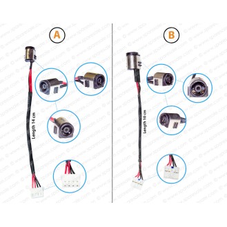 DC Power Jack For SONY VAIO 14 15 SVF14, SVF15, SVF142, SVF152, SVF153, SVF154, DW800