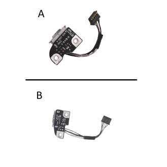 DC Power Jack for Apple MacBook Pro 13 15 A1278, A1286, A1297 820-2565-A, 820-2361-A, Year 2008, 2009 2010 2011 2012