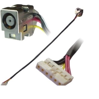 DC Power Jack For HP Pavilion DV5-1000, DV5Z-1000, DV6-1000, DV6-2000, DV7-2000 Compaq Presario CQ61, CQ71, G71, G61